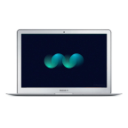 Refurbished Apple MacBook Air 13" (2017), Core i5, RAM 8GB, SSD 256GB, Silber, AZERTY