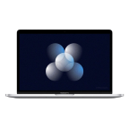 Refurbished Apple MacBook Pro 13" (2020), M1, RAM 16GB, SSD 512GB, Silber, AZERTY