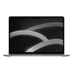 Refurbished Apple MacBook Air 13" (2022), M2, RAM 8GB, SSD 256GB, Spacegrau, AZERTY