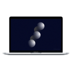 Refurbished Apple MacBook Pro 13" (2017), Core i5, RAM 8GB, SSD 256GB, Silber, AZERTY